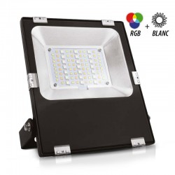 Projecteur LED RGBW 30W IP65