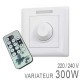 Interrupteur / Variateur 230V spécial LED + Télécommande