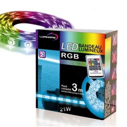 Coffret 1x3m Ruban LED RGB