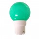 Lot de 12 ampoules LED B22 1,5W Vertes Incassables (équivalence 15W) pour Guirlande Extérieure