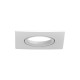 Collerette carrée orientable pour spot LED ECLAT II - Blanc