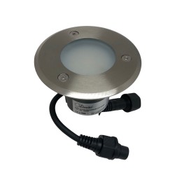 Kit Mini Spot LED Encastrable Rond Ultra-plat RGBW 0,5W DC12V IP67