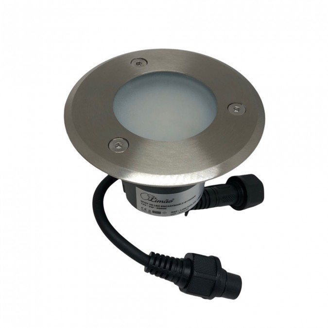 Spot LED Extérieur Encastrable Sol 12V 1W IP68 45° - Blanc Froid