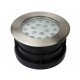 Spot 230V encastrable sol rond LED RGBW 9W - IP67