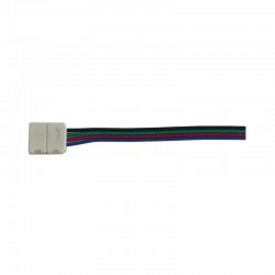 Connecteur de jonction Filaire (Angle) - Ruban LED RGB 10mm