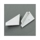 Terminaison Gris pour Profile Angle 30/60 Pack 2