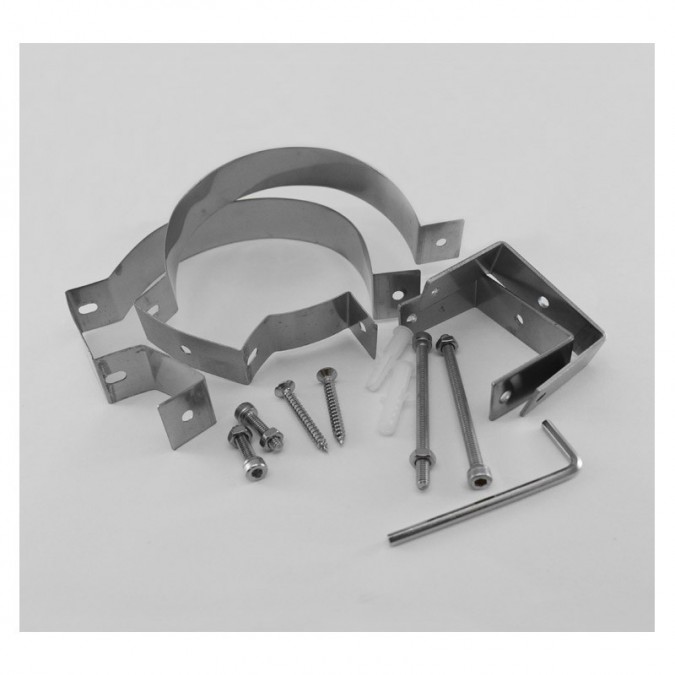 Kit de fixation pour tubulaire Ø80mm
