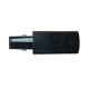Connecteur Triphase Alimentation et Fin Gauche Noir