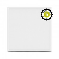 Dalle LED Blanc PMMA 595x595 28W 3000K - Garantie 5 ans