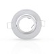Support plafond Rond Orientable Blanc Ø85 mm