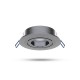 Support Plafond Rond Orientable Argent Ø92 mm