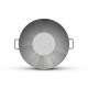 Support de spot BBC Rond étain brosse Ø85 x 43 mm IP65