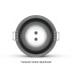 Support de spot BBC Rond Etanche Aluminium Ø85 x 43 mm IP65