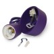Suspension Douille Silicone E27 - Violet Câble 2m