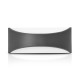 Applique Murale LED 12 Watt 230V 3000K Anthracite IP65