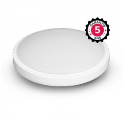 Plafonnier LED Blanc Ø330 24W 4000K - Garantie 5 ans