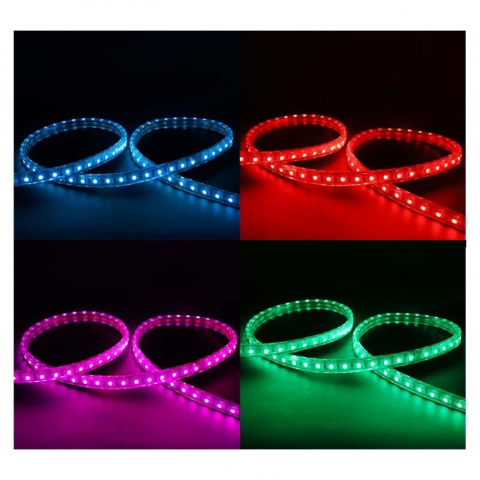 Bobine led 5050 RGB 50 metres 8w/m 230V ip65