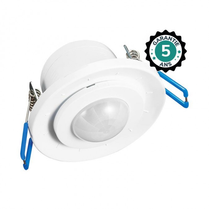 Détecteur de mouvement infrarouge LED encastrable 360 - Garantie 5 ans