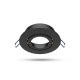 Support de spot rond Orientable noir Ø92 mm