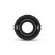 Support de spot rond Orientable noir Ø92 mm