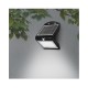Applique Murale LED Solaire 4W 4000K Noir Détecteur