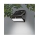 Applique Murale LED Solaire 8W 4000K Noir Détecteur