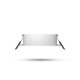 Support plafond Rond Blanc Orientable Ø92 mm
