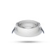 Support plafond Rond Blanc Orientable Ø92 mm
