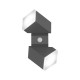 Applique Murale LED 13W 770 lm Détecteur 3000K Gris IP54