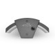 Applique Murale LED 8W 330 lm Détecteur 3000K Gris IP54
