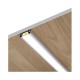 Profile Plat Aluminium Anodisé 1m pour bandeaux LED 14,4mm