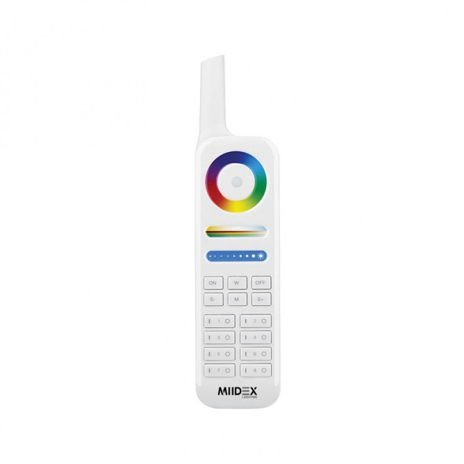 Télécommande RF gamme 8 zones RGBW