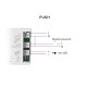 Alimentation pour LED 21-70VDC DALI2 PUSH 43W 350-1050mA - Garantie 5 ans