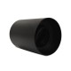 Support de Spot Saillie GU10 (sans ampoule) Cylindre Noir basse luminance
