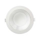 Downlight LED Blanc Ø134 15W 1500 lm 4000K - Dimmable DALI - Garantie 5 ans