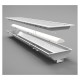 Linéaire LED salle de classe 25W 3700 lm 4000K - Garantie 5 ans
