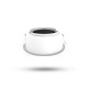 Collerette basse luminance carrée/rond blanc/noir pour spot ÉCLAT II
