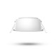 Collerette basse luminance rond/rond blanc/blanc pour spot ÉCLAT II