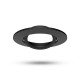 Collerette rond noir inclinable pour spot ÉCLAT II