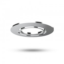 Collerette rond aluminium inclinable pour spot ÉCLAT II