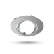 Collerette rond aluminium inclinable pour spot ÉCLAT II