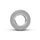 Collerette rond aluminium inclinable pour spot ÉCLAT II