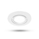 Collerette rond blanc inclinable pour spot ÉCLAT II