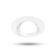 Collerette rond blanc inclinable pour spot ÉCLAT II