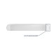 Réglette LED Salle de bain pour ampoule S19 Bouton ON/OFF Prise - Garantie 5 ans