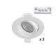 Spot LED SMD Orientable dimmable 5W 3000K pack de 3