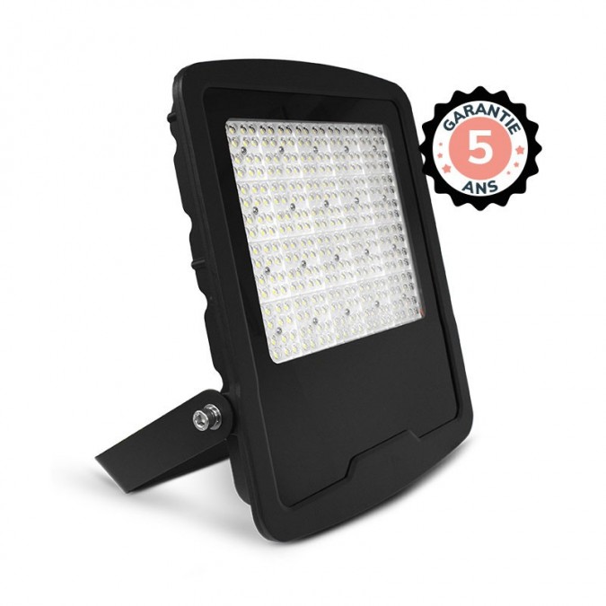 Projecteur LED Asymétrique Noir 200W 3000K - Garantie 5 ans