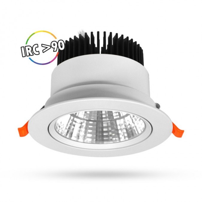 Spot LED Orientable 12W 3000K IRC90