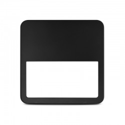 Collerette asymétrique Noire pour QUADRA 220 x 220 x 50 mm