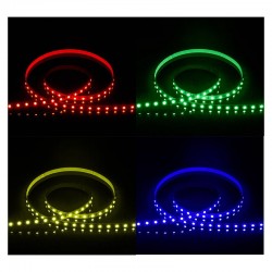 Bandeau LED RGB 5 m 60 LED/m 9W/m IP20 - 12V